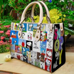 Snoopy 01 Lover Leather Handbag