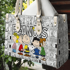 Snoopy Comic Leather Handbag