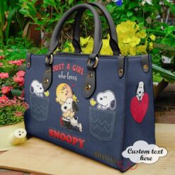 Snoopy Leather Handbag