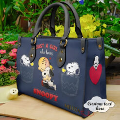 Snoopy Leather Handbag