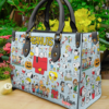 Snoopy Lover Leather Handbag