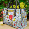 Snoopy Lover Leather Handbag
