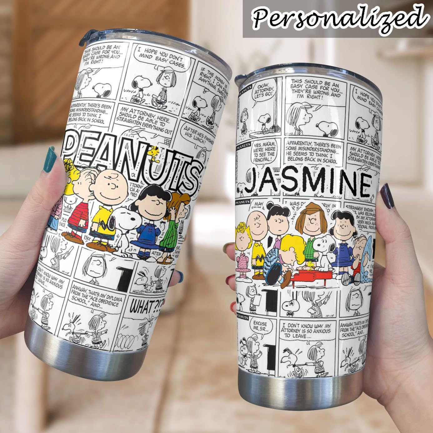 Snp Personalized Peanuts Tumbler 1 Snp Personalized Peanuts Tumbler