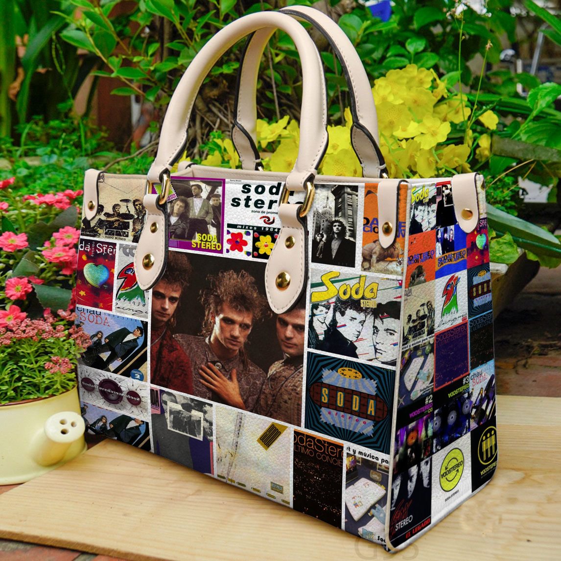 Soda Stereo Leather Handbag 1 Soda Stereo Leather Handbag