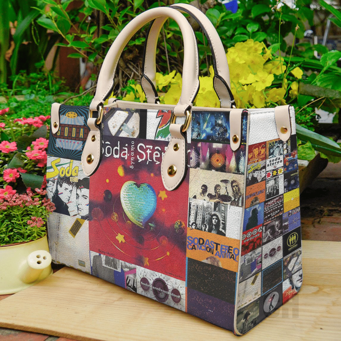 Soda Stereo Leather Handbag 1 Soda Stereo Leather Handbag