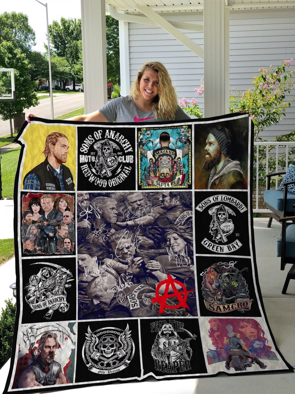 Sons Of Anarchy 2 Blanket 1 Sons Of Anarchy 2 Blanket