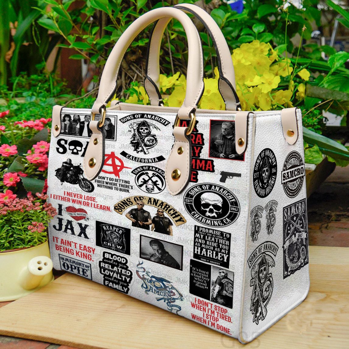 Sons Of Anarchy A0 Leather Handbag 1 Sons Of Anarchy A0 Leather Handbag