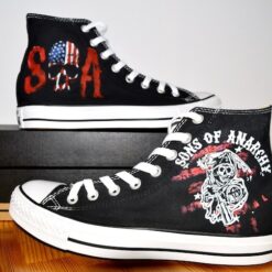 Sons Of Anarchy High Top Shoes