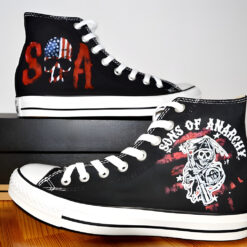 Sons Of Anarchy High Top Shoes