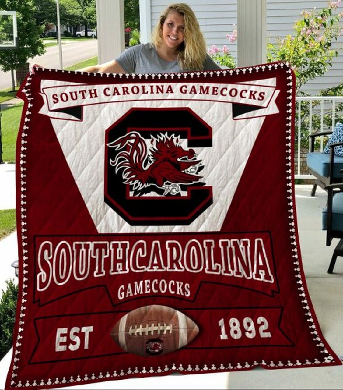 South Carolina Gamecocks 2 Blanket 1 South Carolina Gamecocks 2 Blanket
