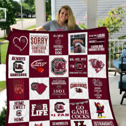 South Carolina Gamecocks 3 Blanket