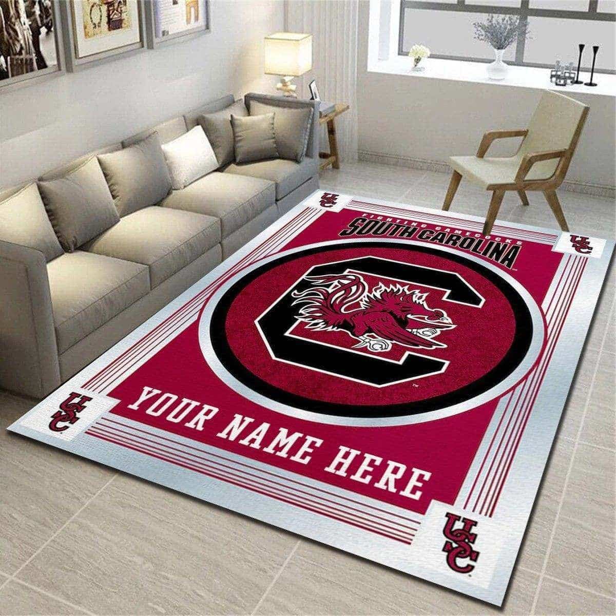 South Carolina Gamecocks Area Rug 1 South Carolina Gamecocks Area Rug