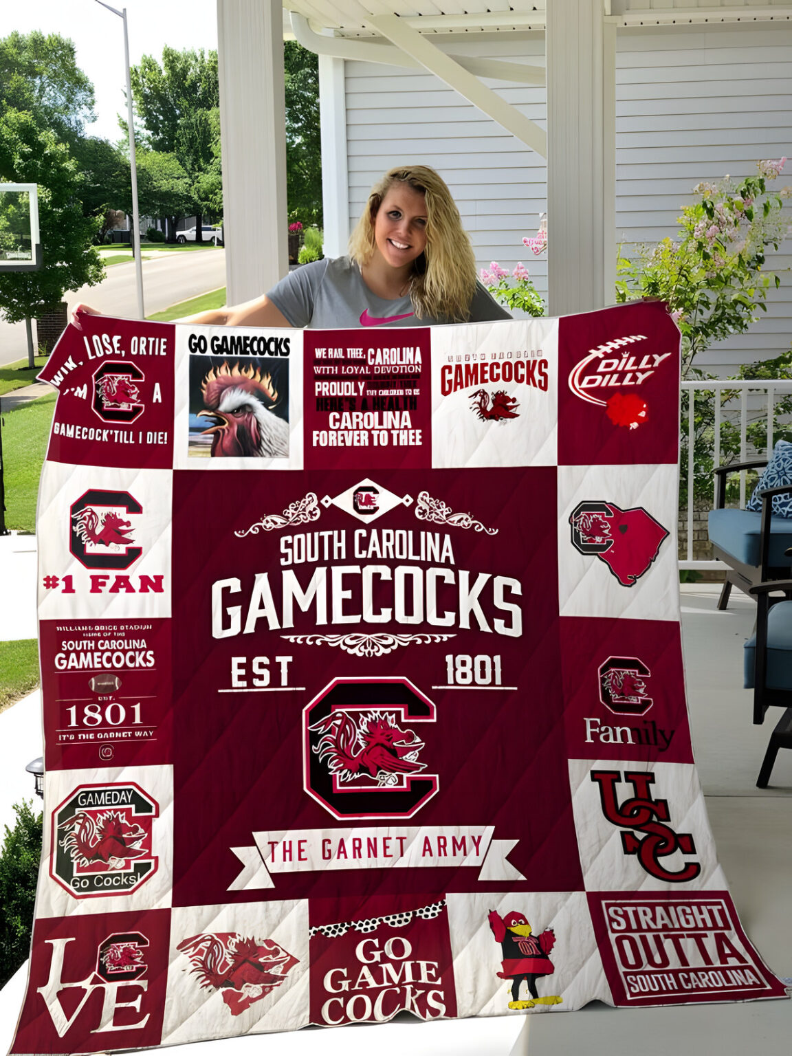South Carolina Gamecocks Blanket 1 South Carolina Gamecocks Blanket