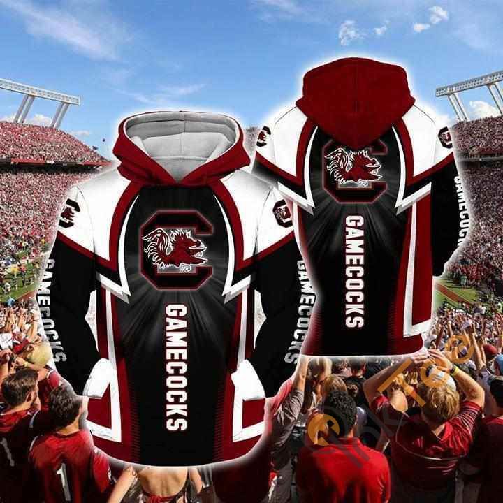 South Carolina Gamecocks Hoodie Zip Hoodie 3D 1 South Carolina Gamecocks Hoodie Zip Hoodie 3D