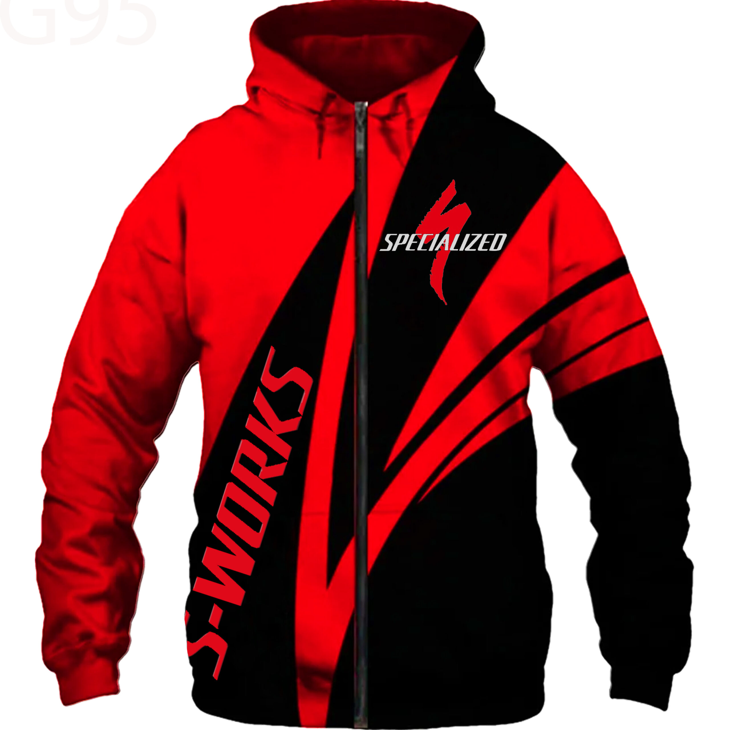 Specialized Hoodie Zip Hoodie 3D 1 Specialized Hoodie Zip Hoodie 3D