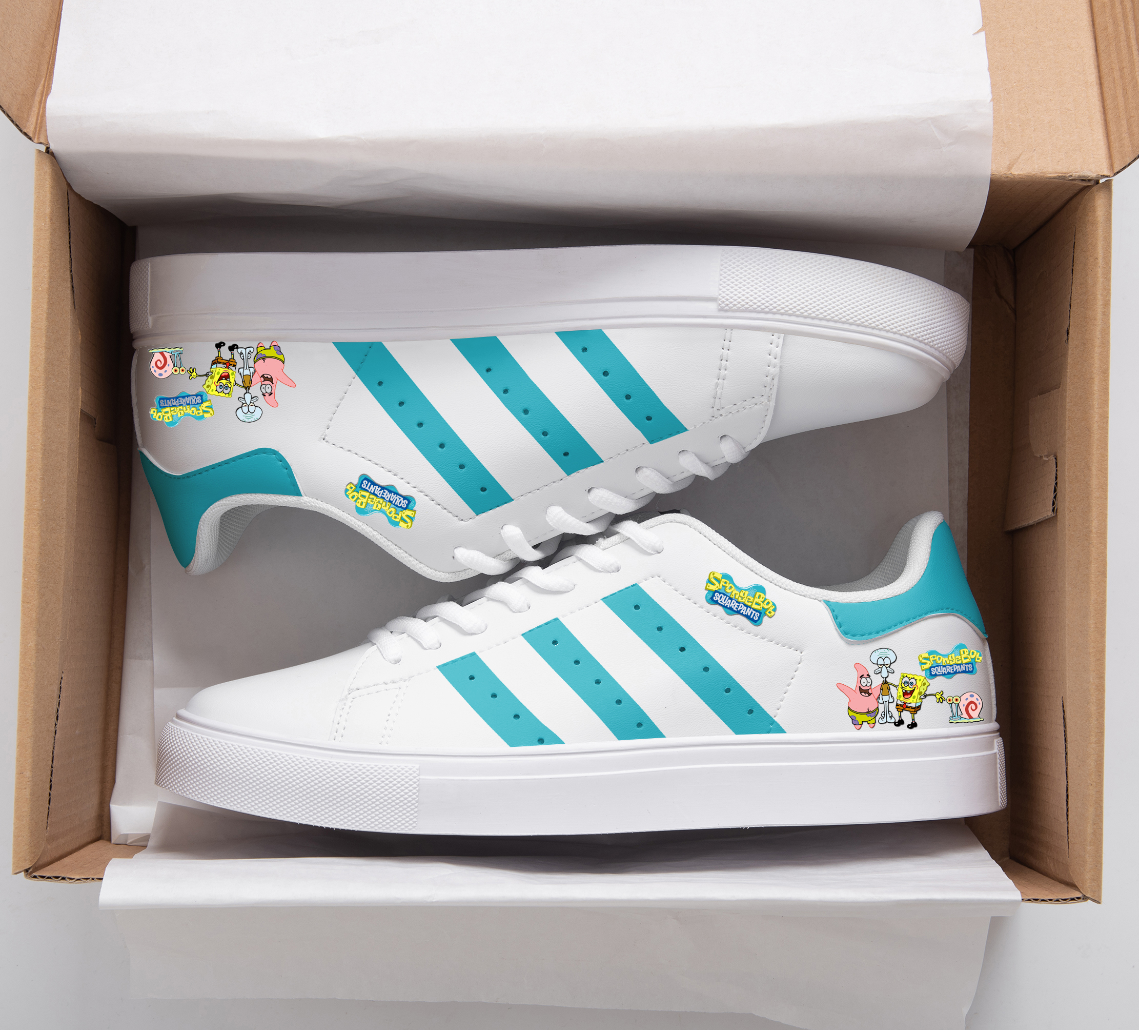 SpongeBob A3 Stan Smith Shoes 1 SpongeBob A3 Stan Smith Shoes