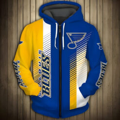 St Louis Blues 1 Hoodie Zip Hoodie 3D