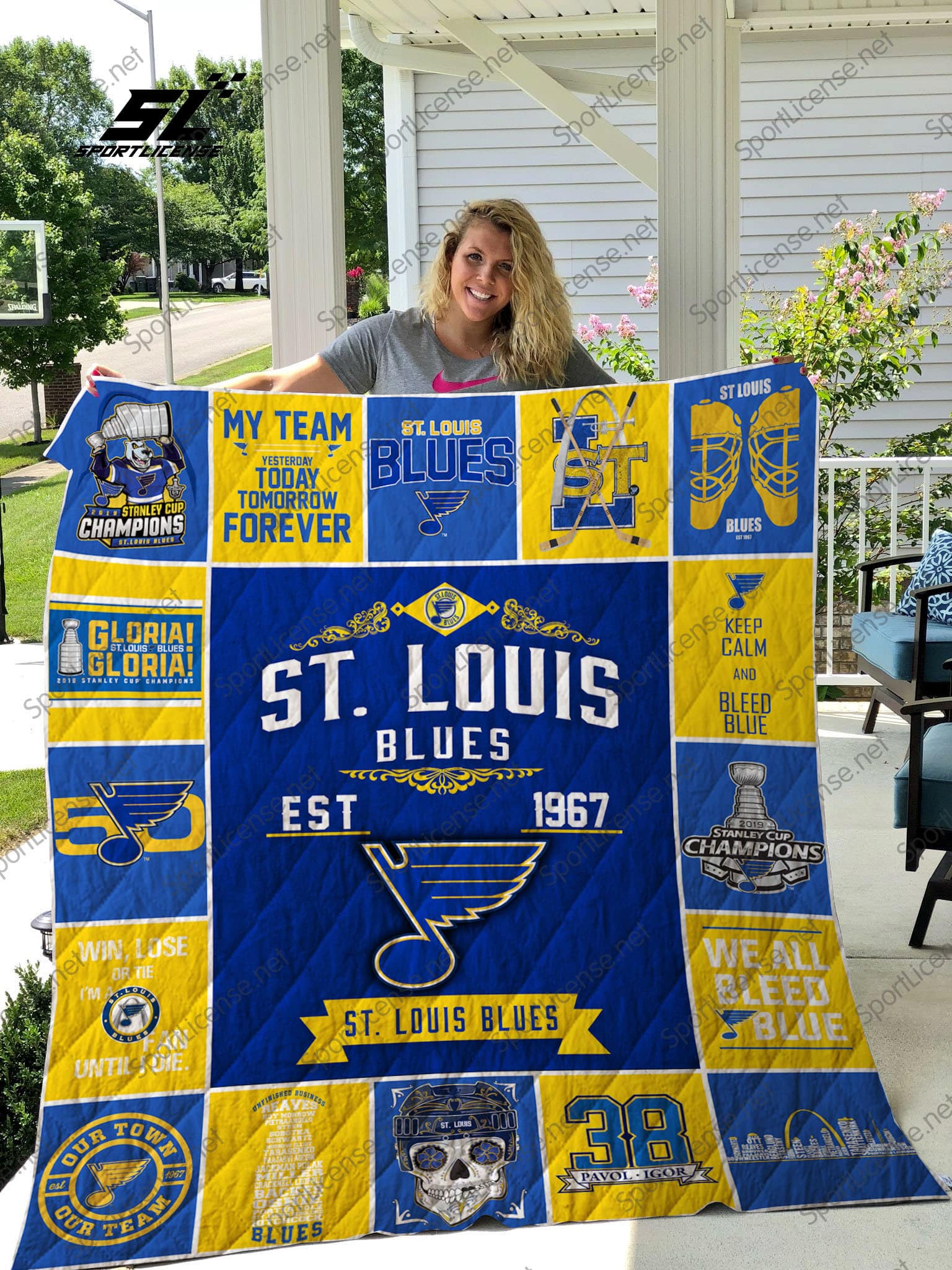 St Louis Blues 2 Blanket 1 St Louis Blues 2 Blanket