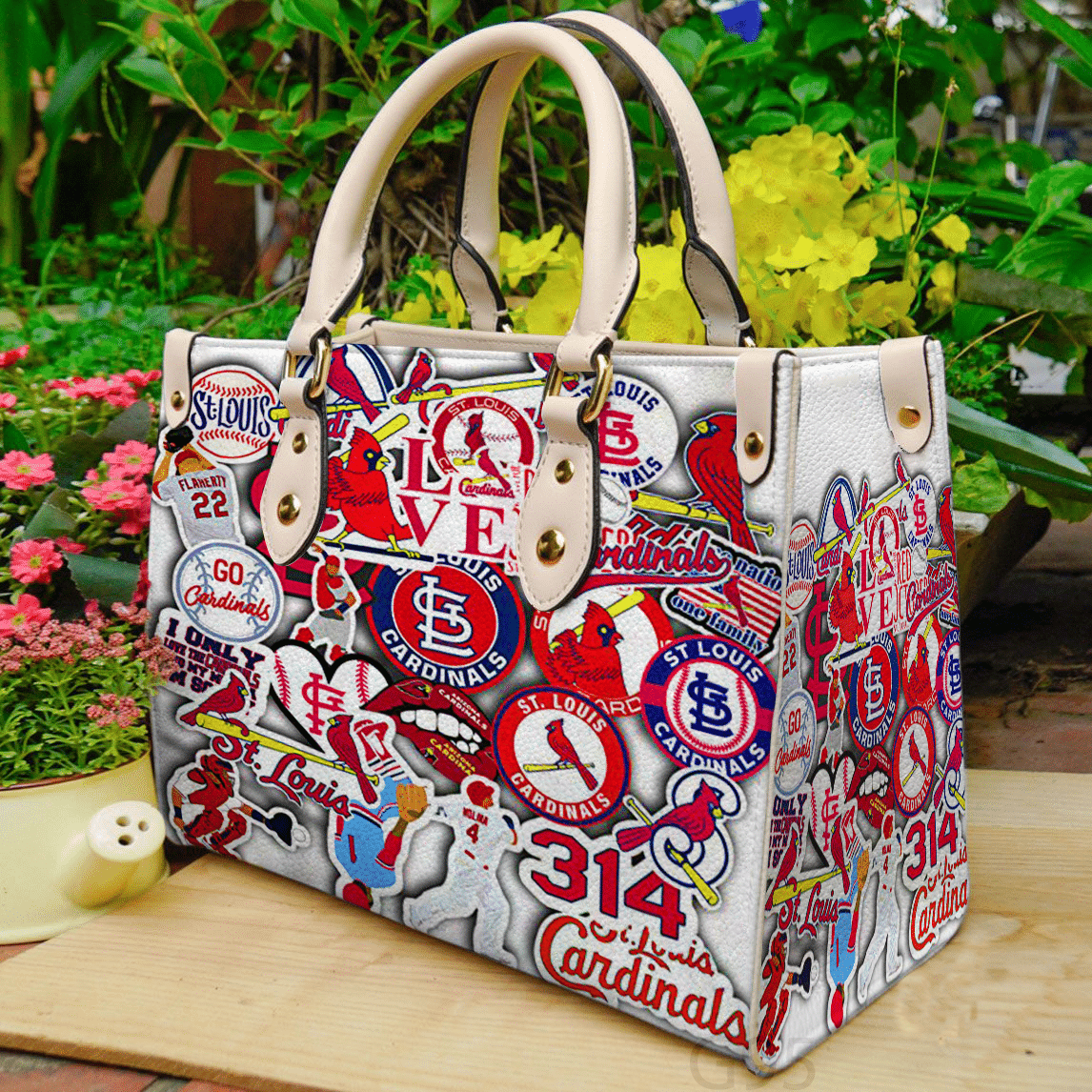 St Louis Cardinals 1 Leather Handbag 1 St Louis Cardinals 1 Leather Handbag