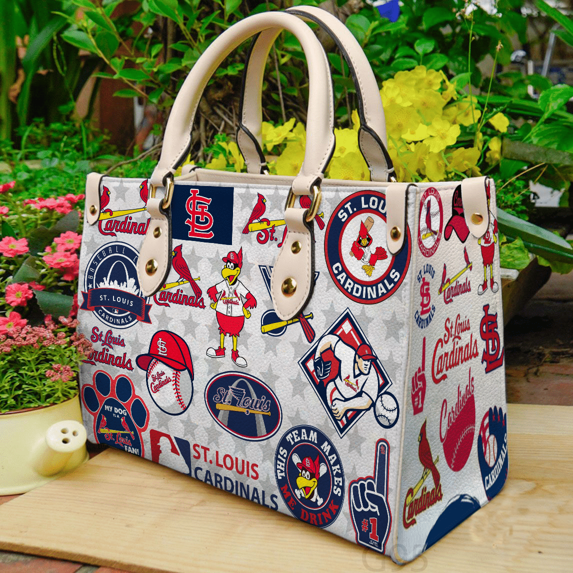 St Louis Cardinals I0 Leather Handbag 1 St Louis Cardinals I0 Leather Handbag