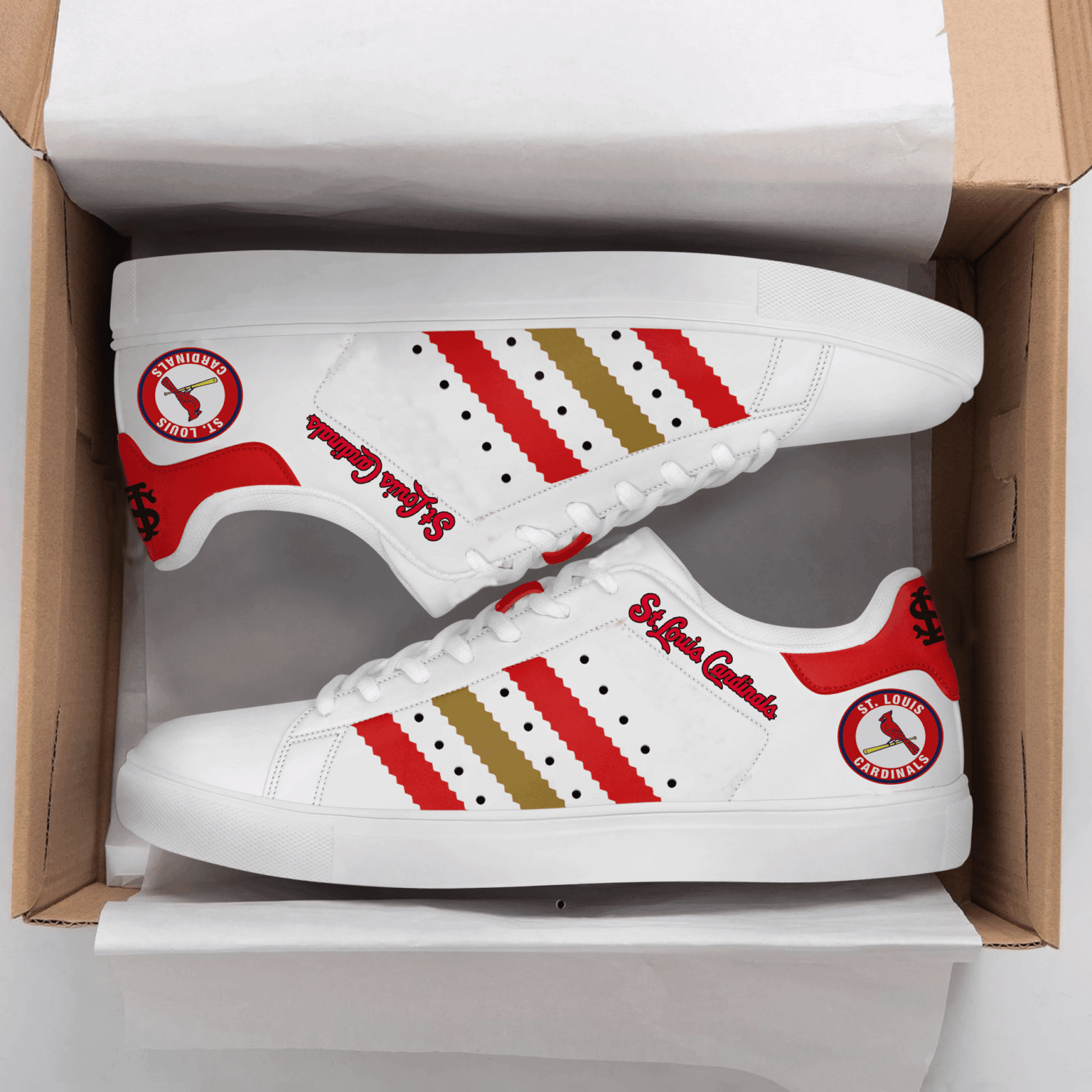St Louis Cardinals Stan Smith Shoes 1 St Louis Cardinals Stan Smith Shoes