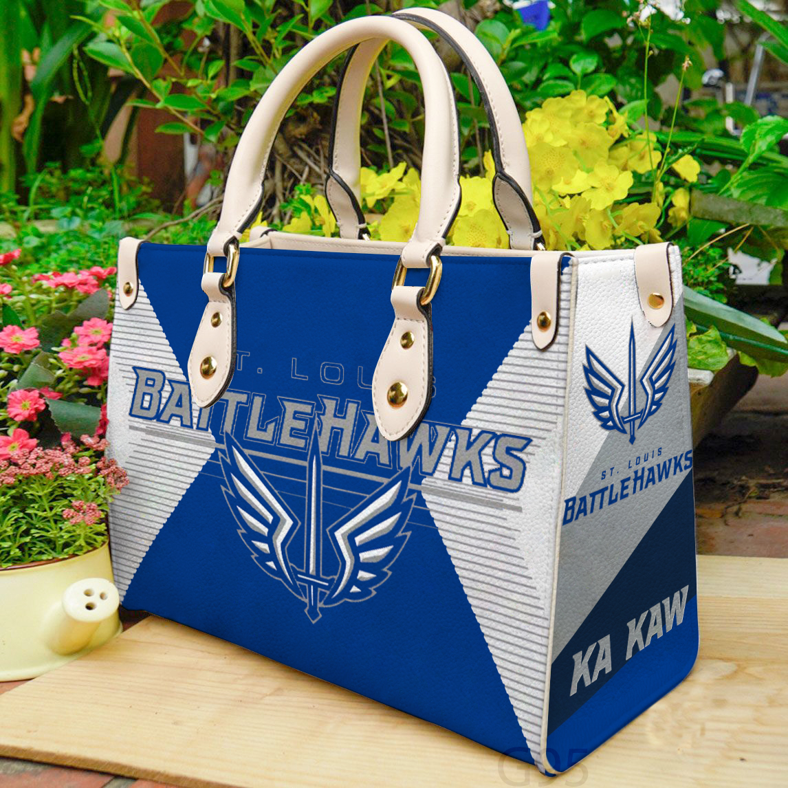 St. Louis Battlehawks Leather Handbag 1 St. Louis Battlehawks Leather Handbag