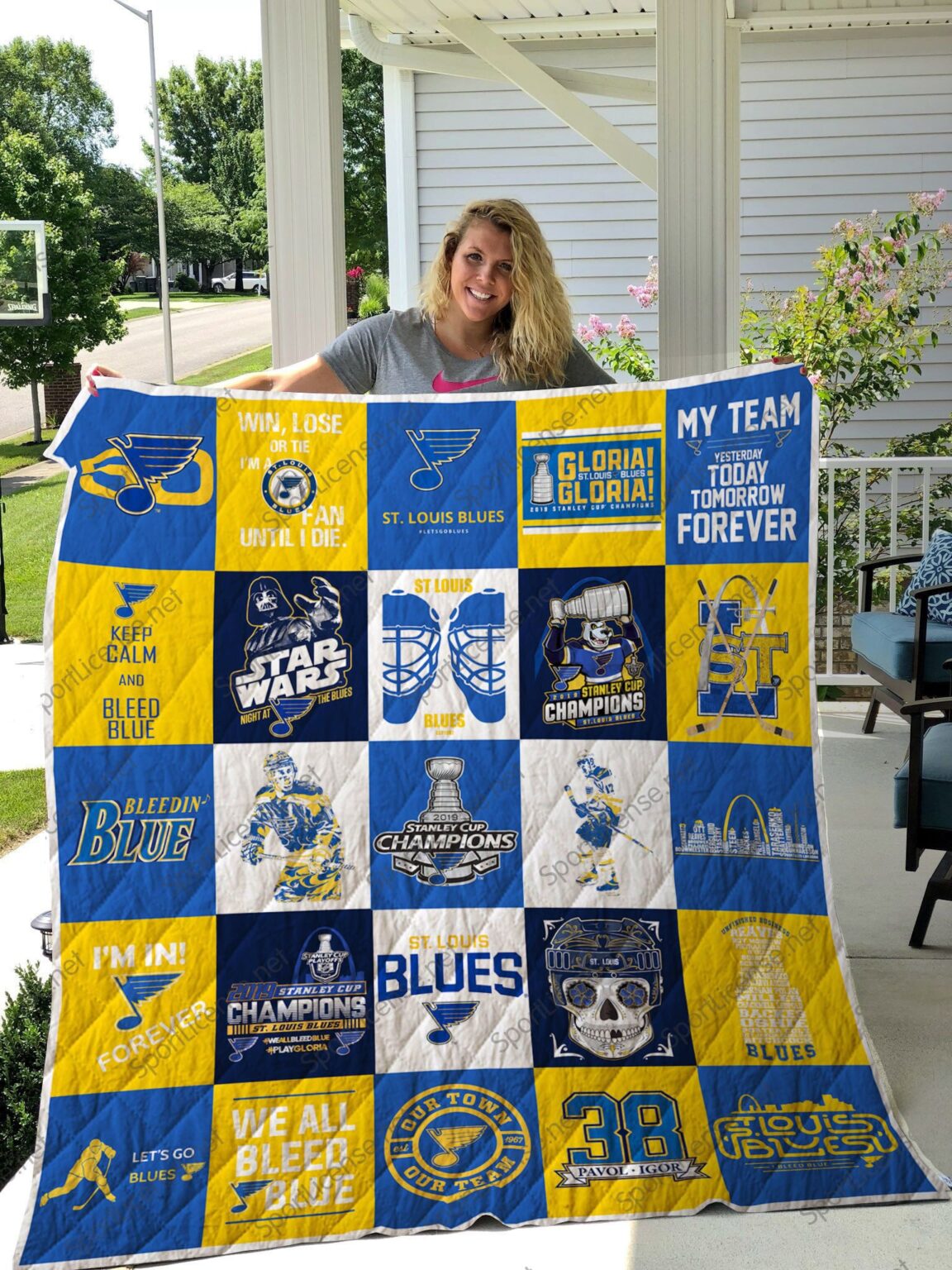 St. Louis Blues Lover Blanket 1 St. Louis Blues Lover Blanket