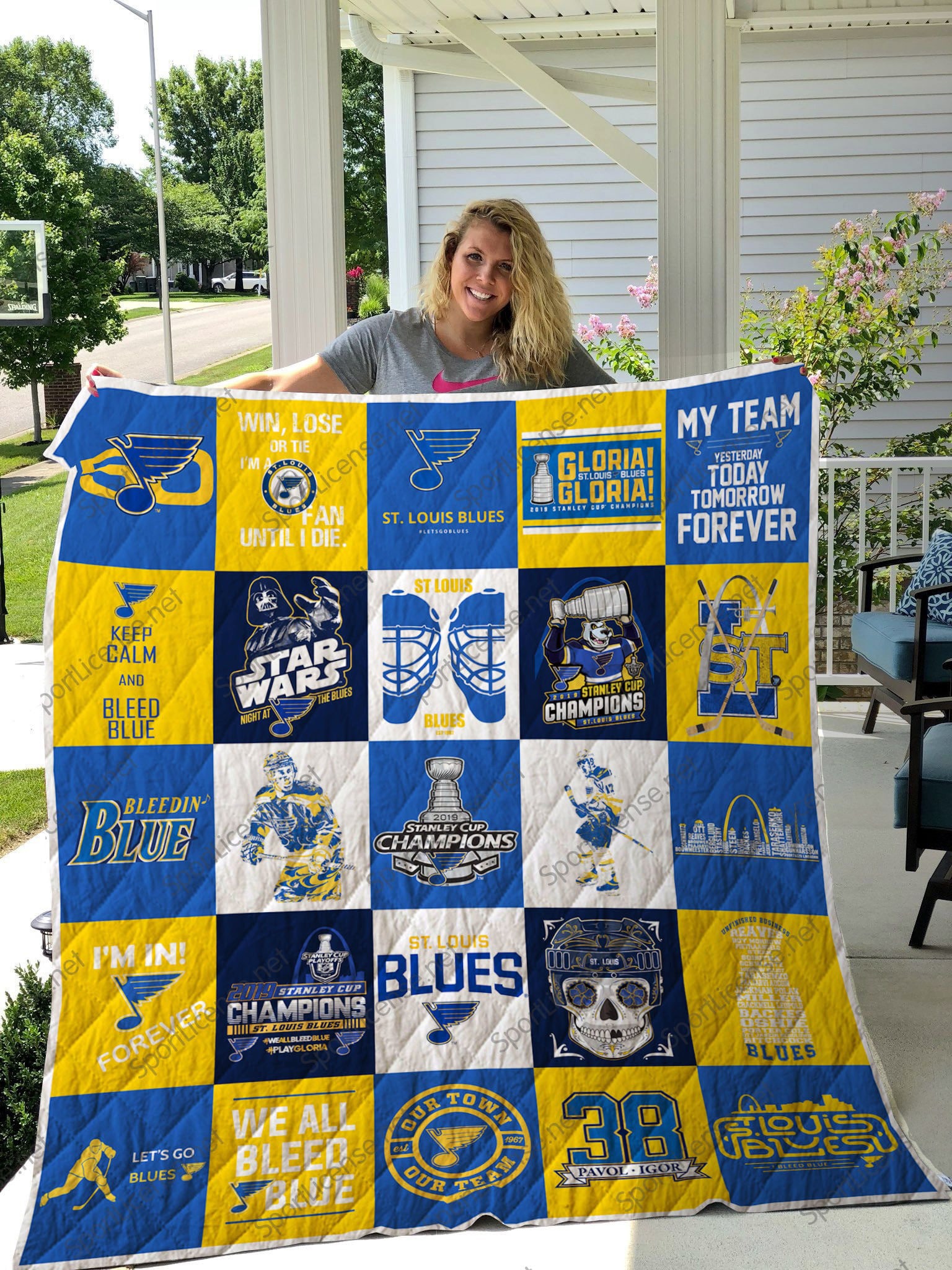 St. Louis Blues Lover Blanket 1 St. Louis Blues Lover Blanket