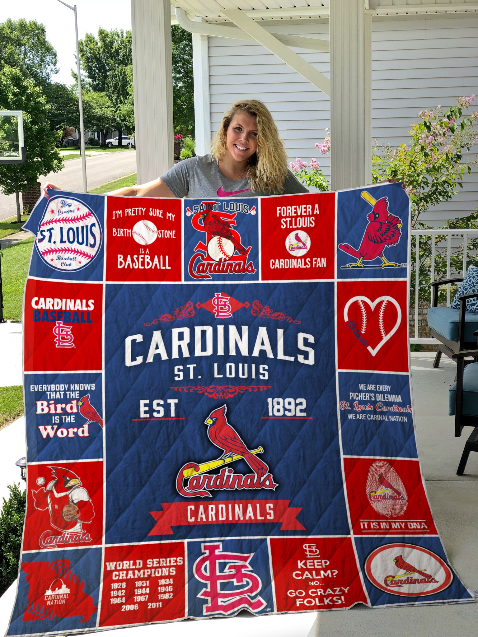 St. Louis Cardinals Blanket 1 St. Louis Cardinals Blanket