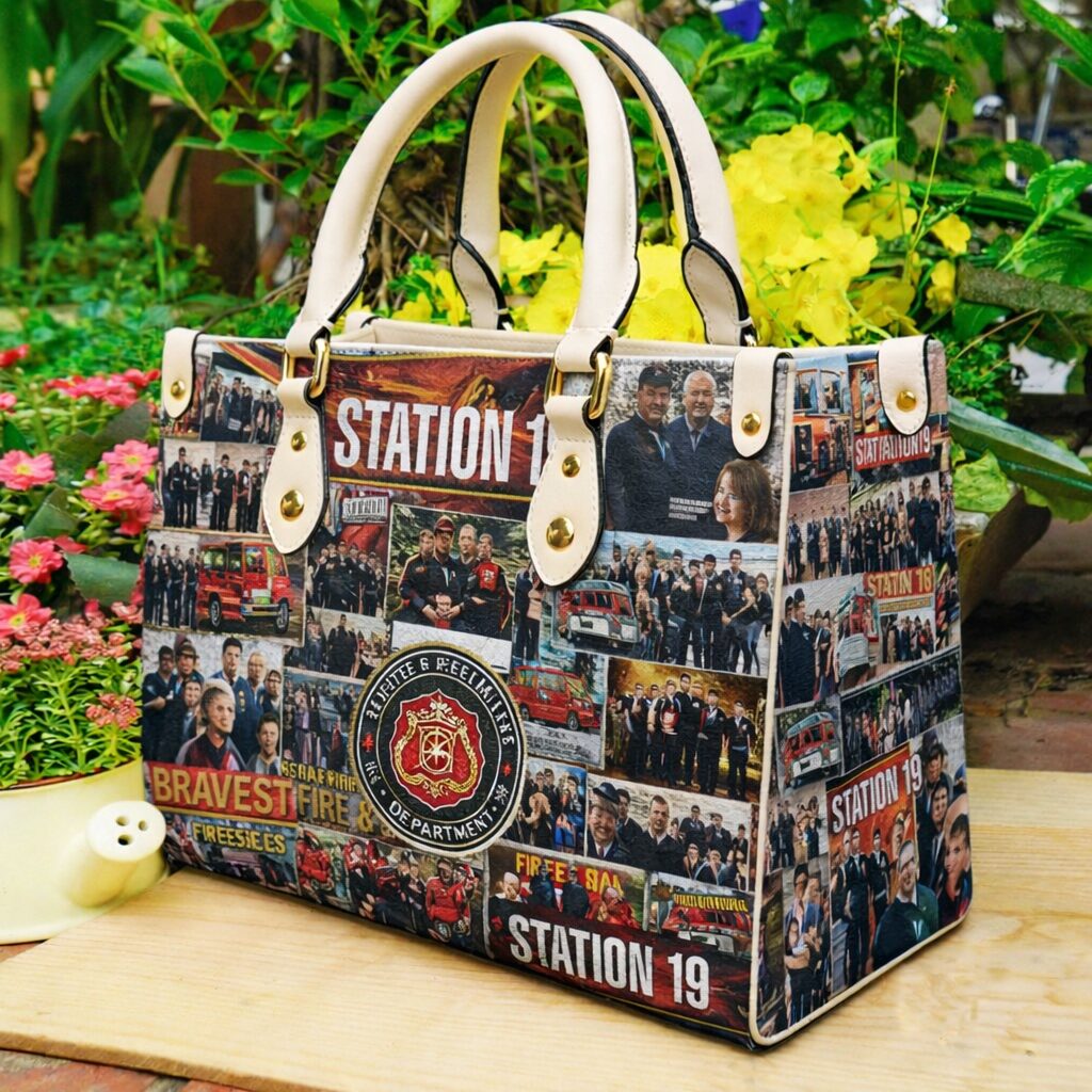Station 19 Leather Handbag 1 Station 19 Leather Handbag