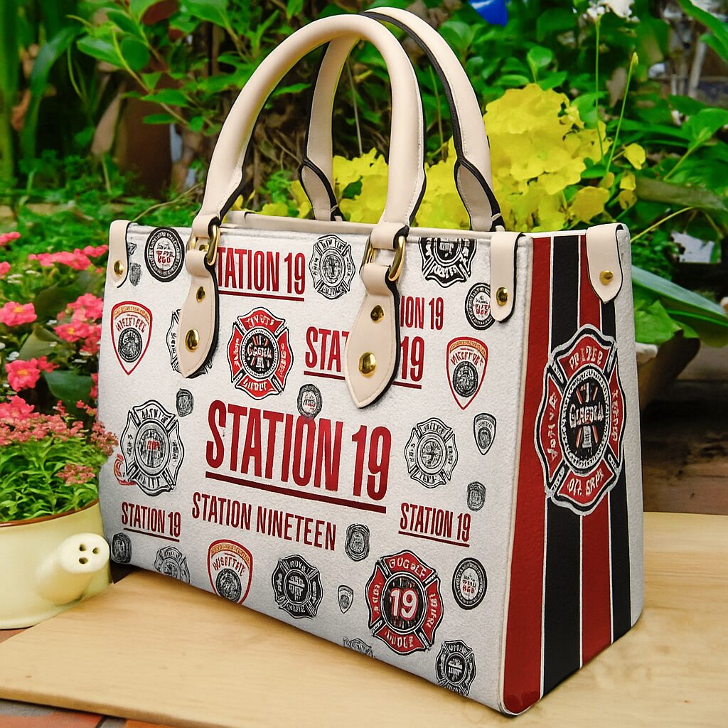 Station 19 Leather Handbag 1 Station 19 Leather Handbag