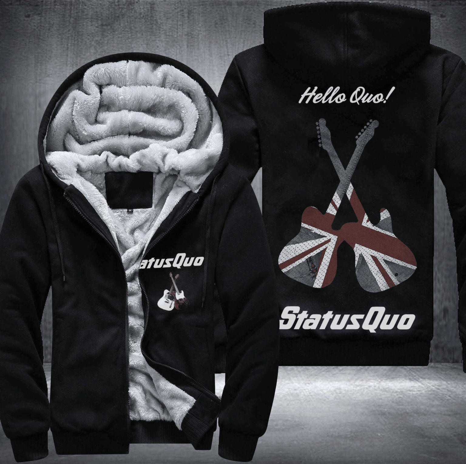 Status Quo Lover Fleece Jacket 1 Status Quo Lover Fleece Jacket