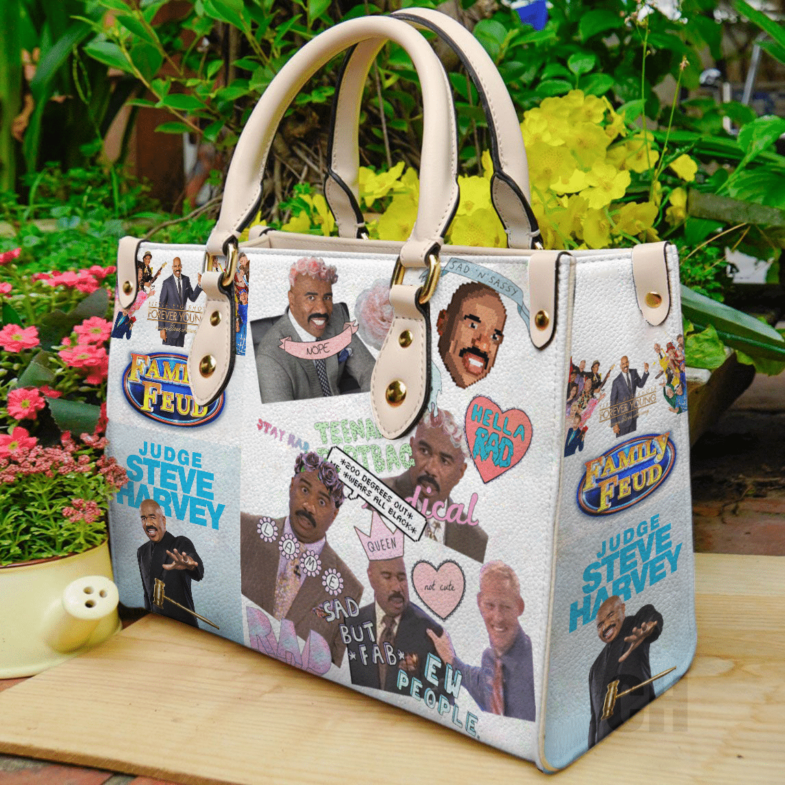 Steve Harvey Leather Handbag 1 Steve Harvey Leather Handbag