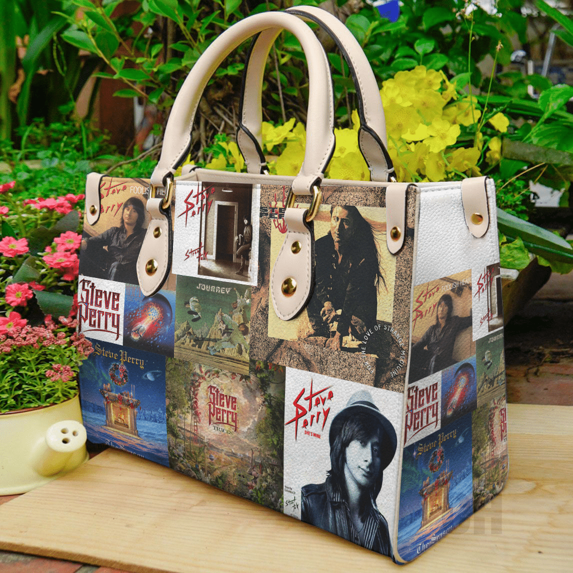 Steve Perry Journey Leather Handbag 1 Steve Perry Journey Leather Handbag