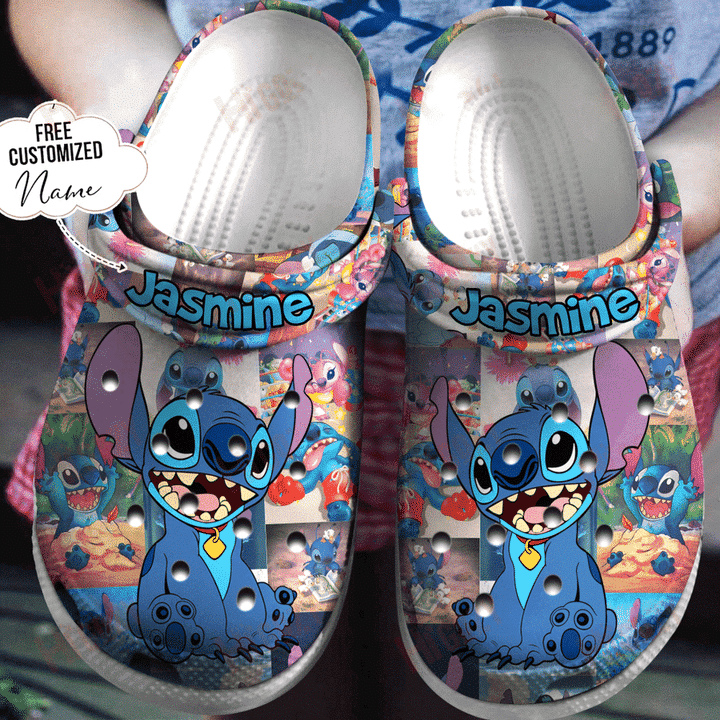 Stitch Funny Cute Custom Soft Clogs 1 Stitch Funny Cute Custom Soft Clogs