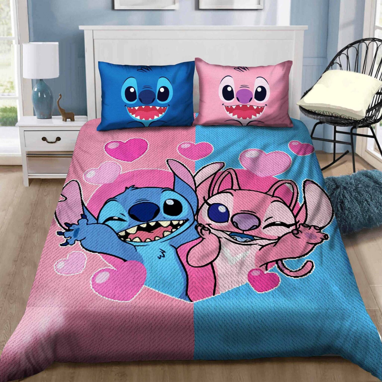 Stitch Funny Lover Bedding Set 1 Stitch Funny Lover Bedding Set