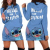 Stitch Love 1 Dress Hoodie Zip Hoodie 3D