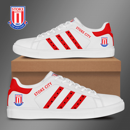 Stoke City FC Stan Smith Shoes 1 Stoke City FC Stan Smith Shoes