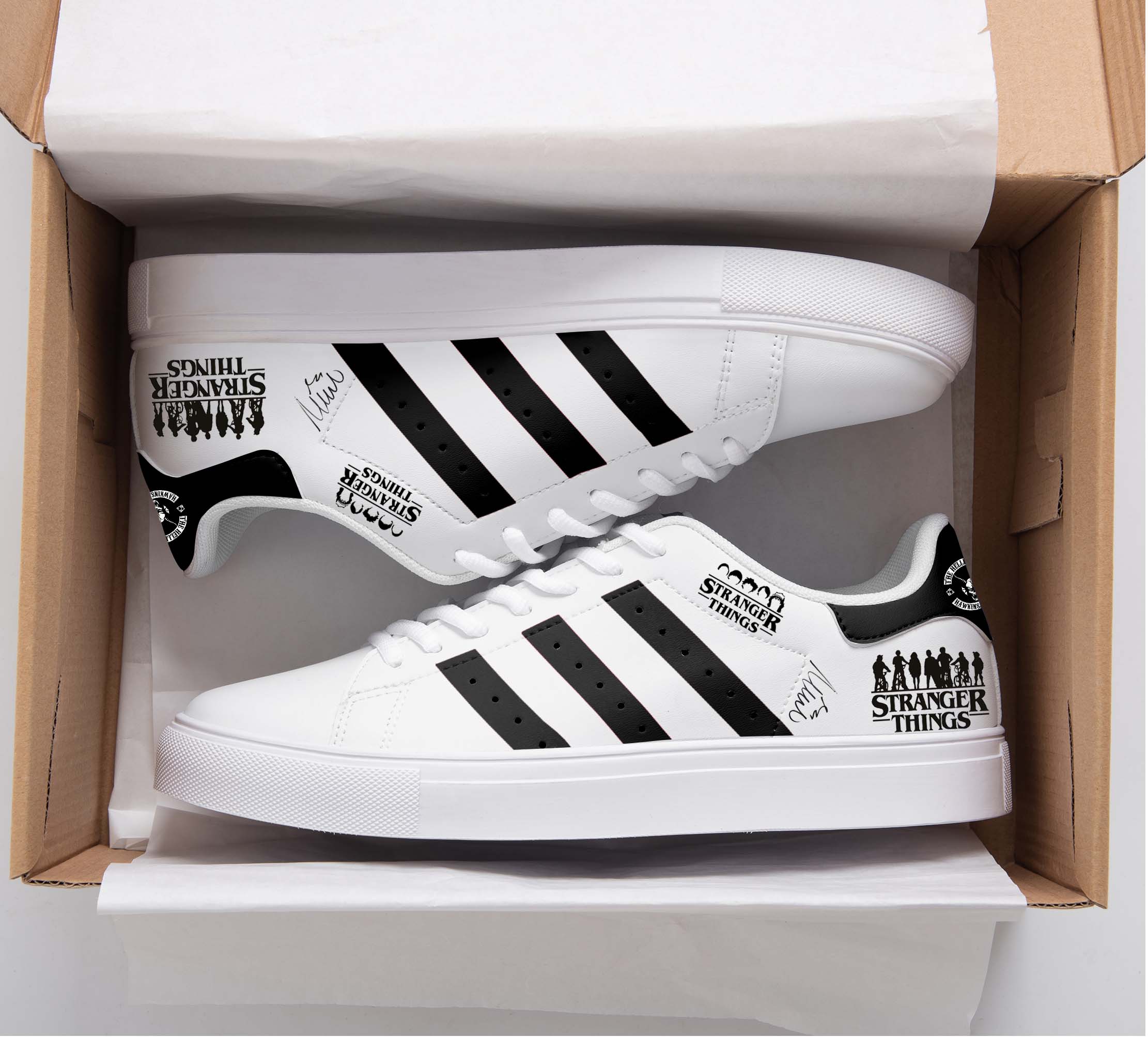 Stranger Things A2 Stan Smith Shoes 1 Stranger Things A2 Stan Smith Shoes