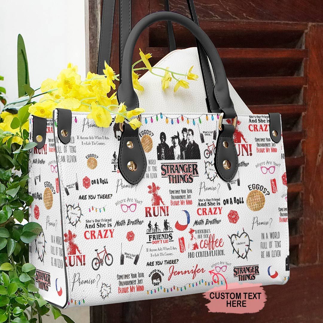 Stranger Things Leather Handbag 1 Stranger Things Leather Handbag