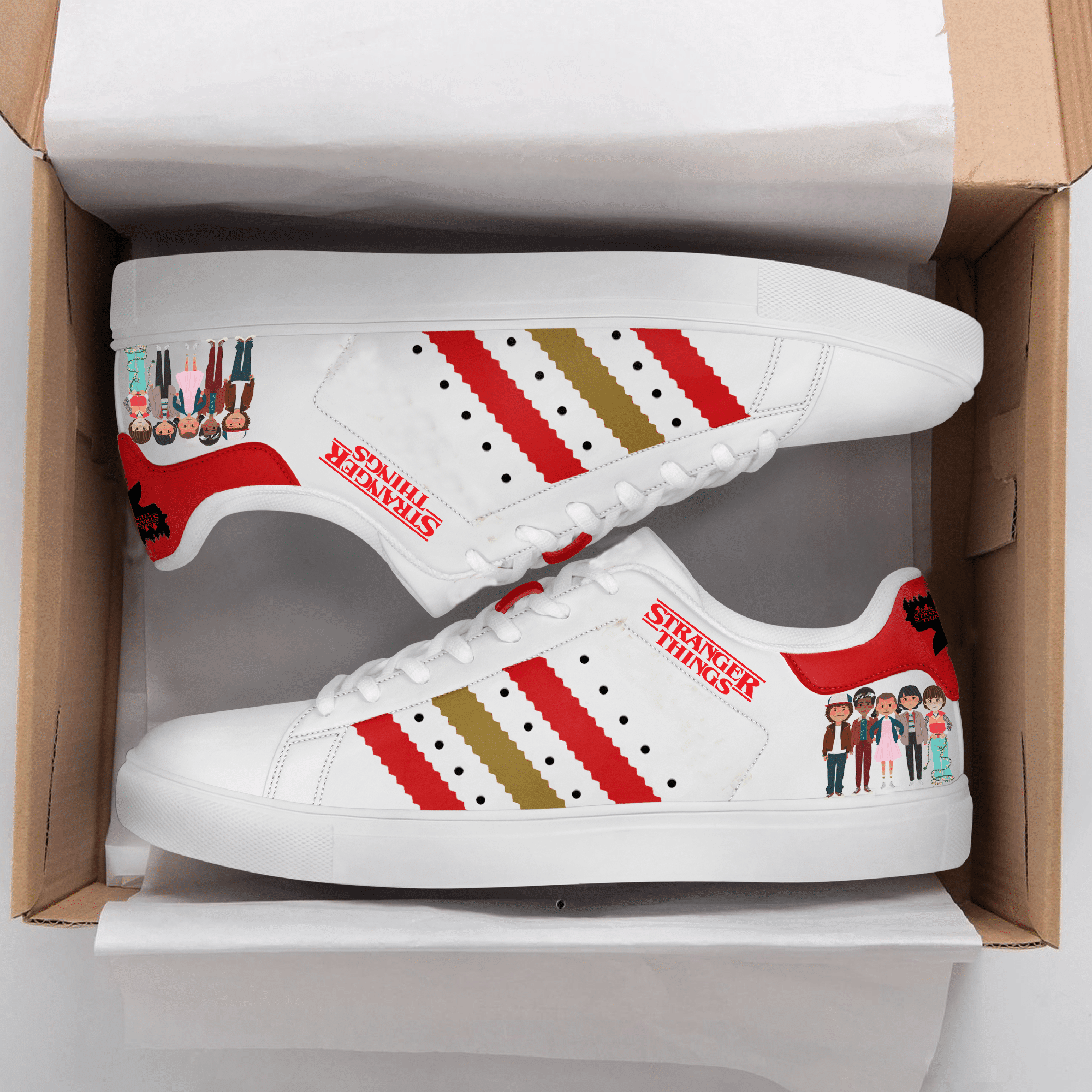 Stranger Things Love Stan Smith Shoes 1 Stranger Things Love Stan Smith Shoes
