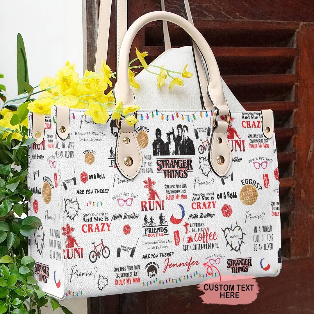 Stranger Things Show Leather Handbag 1 Stranger Things Show Leather Handbag