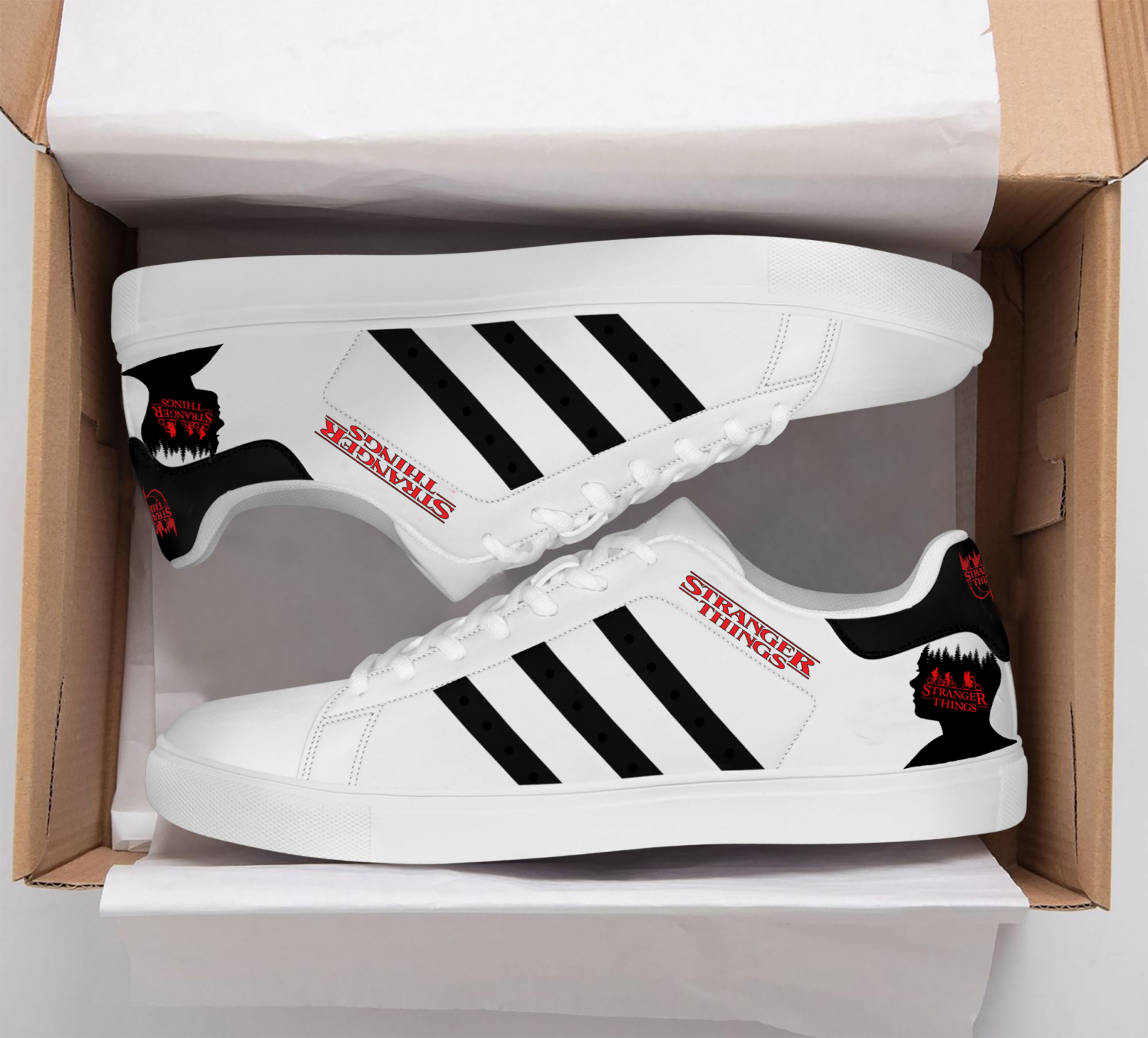 Stranger Things Stan Smith Shoes 1 Stranger Things Stan Smith Shoes