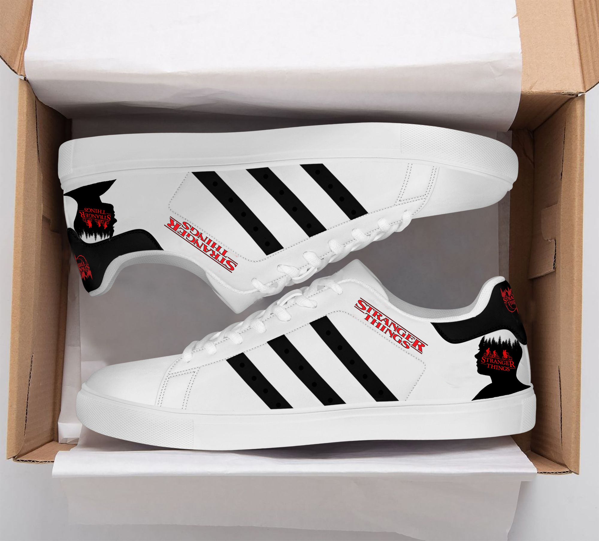 Stranger Things Stan Smith Shoes 1 Stranger Things Stan Smith Shoes