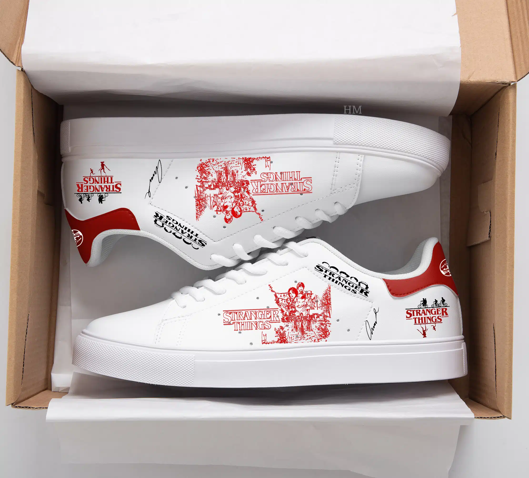 Stranger Things Stan Smith Shoes 1 Stranger Things Stan Smith Shoes