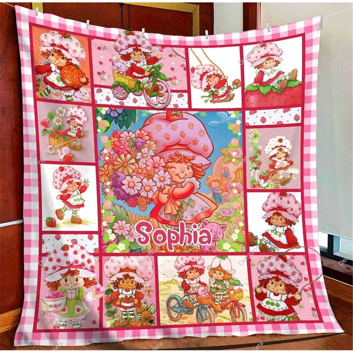 Strawberry Shortcake Blanket 1 Strawberry Shortcake Blanket