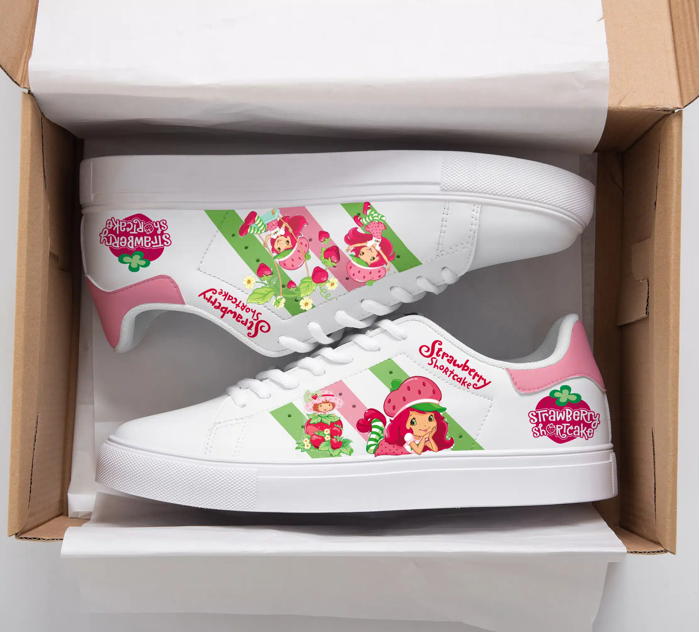 Strawberry Shortcake Stan Smith Shoes 1 Strawberry Shortcake Stan Smith Shoes