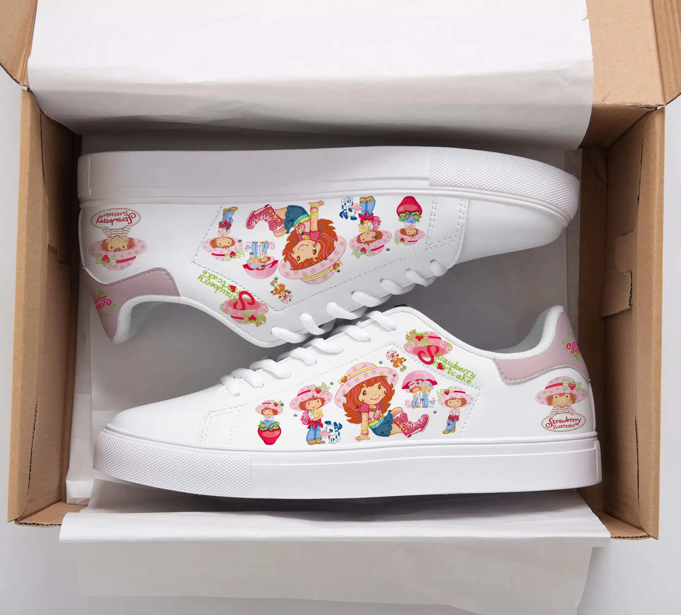 Strawberry Shortcake Stan Smith Shoes 1 Strawberry Shortcake Stan Smith Shoes