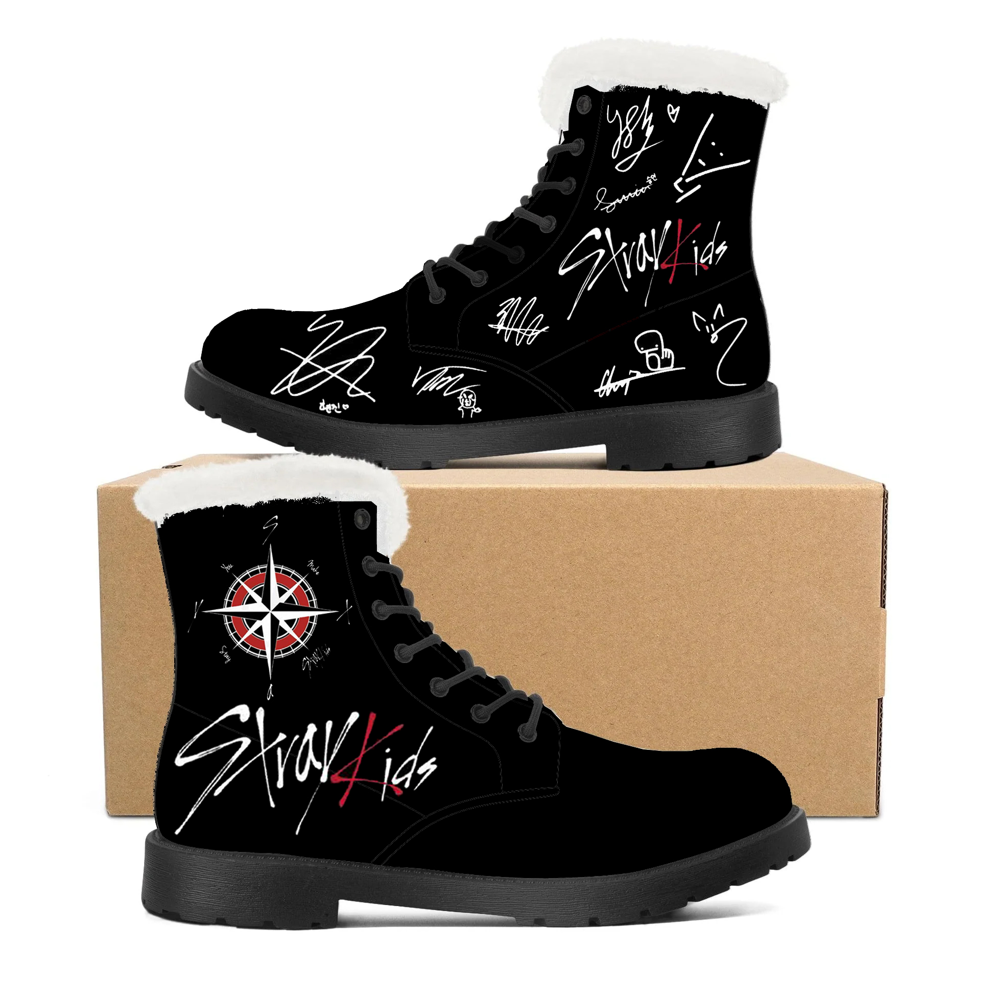 Stray Kids A1 Leather Boots 1 Stray Kids A1 Leather Boots