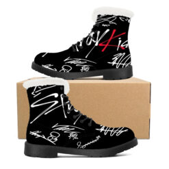 Stray Kids Leather Boots